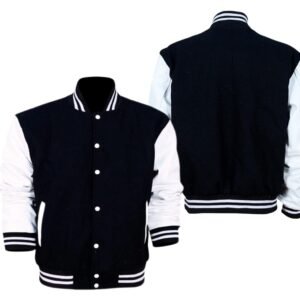 Unisex Custom Wool and Leather Varsity Letterman Jacket