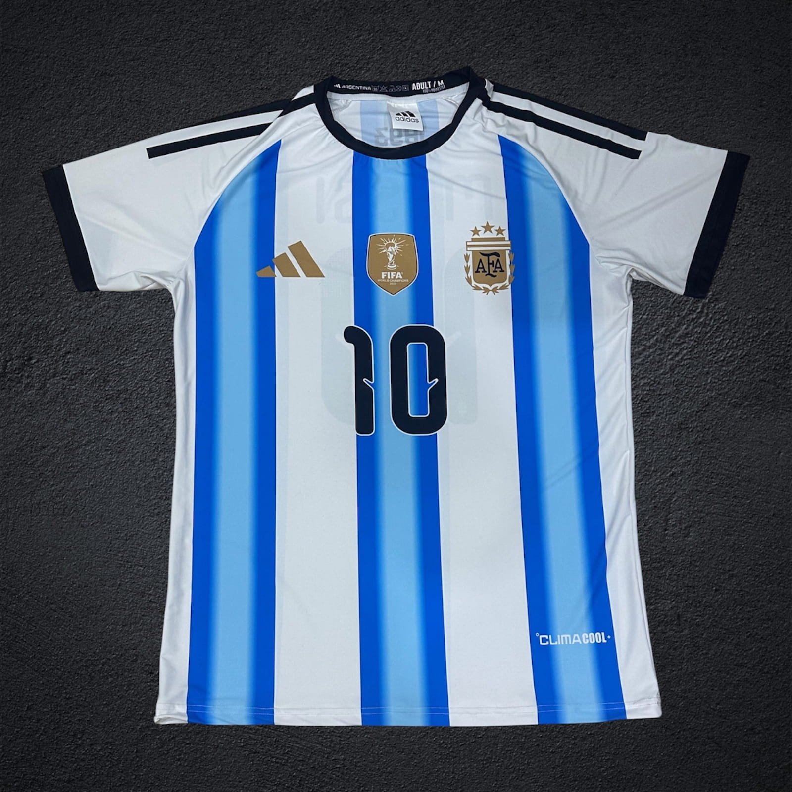 Messi Jersey #10 Home Argentina Soccer Shirt Unisex